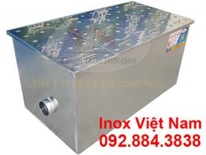 bẫy tách mỡ inox công nghiệp lắp âm sàn 900 lít BM-A900