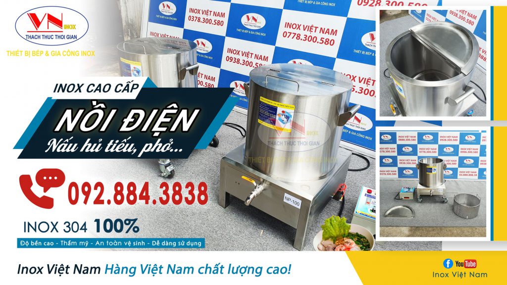 Vì sao nên chọn nồi nấu phở 3 lớp cách nhiệt? Giải pháp đầu tư thông minh cho quán phở hiện đại